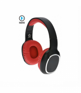 Słuchawki Bluetooth Wave nauszne czerwono-czarne TFO Rebeltec AKKSGSLUREB00004