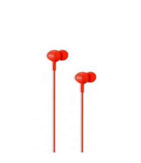 Słuchawki przewodowe S6 jack 3,5mm dokanałowe czerwone TFO XO GSM095531