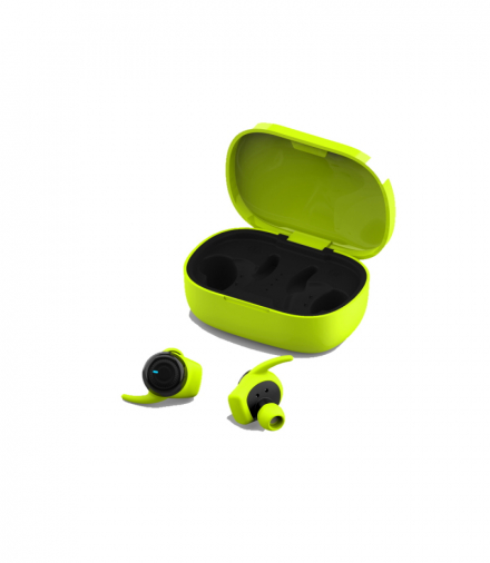 Słuchawki Bluetooth 4Sport TWE-300 zielone z etui ładującym TFO Forever GSM099301