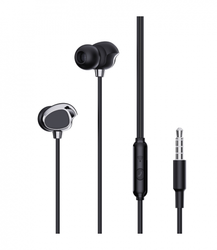 Słuchawki przewodowe EP53 jack 3,5mm douszne czarne TFO XO GSM116765