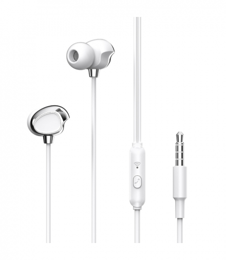 Słuchawki przewodowe EP53 jack 3,5mm douszne białe TFO XO GSM116766