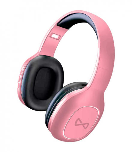 Słuchawki bezprzewodowe BTH-505 nauszne różowe TFO Forever GSM164181