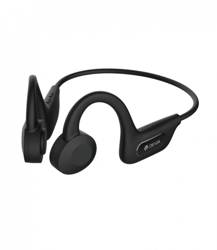 Słuchawki Bluetooth Kintone Run-A1 z przewodzeniem kostnym czarne TFO Devia BRA012125