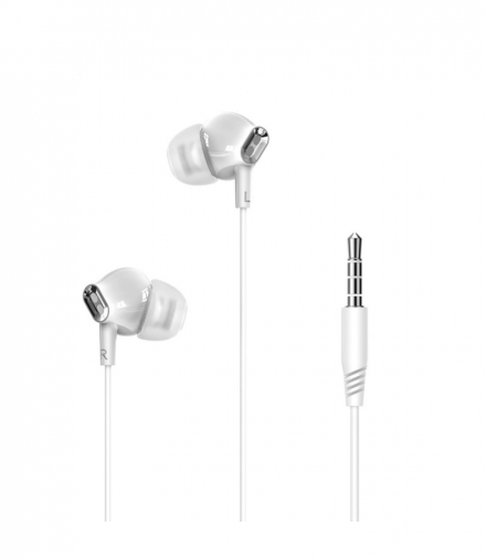 Słuchawki przewodowe EP58 jack 3,5mm dokanałowe białe TFO XO GSM167729