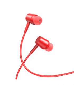 Słuchawki przewodowe EP57 jack 3,5mm dokanałowe czerwone TFO XO GSM167732