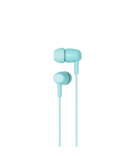 Słuchawki przewodowe EP50 jack 3,5mm dokanałowe zielone 1szt TFO XO GSM168533