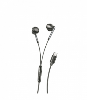 Słuchawki przewodowe EP66 USB-C douszne czarne TFO XO GSM170634