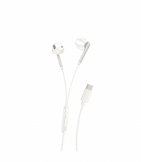 Słuchawki przewodowe EP66 USB-C douszne białe TFO XO GSM170635