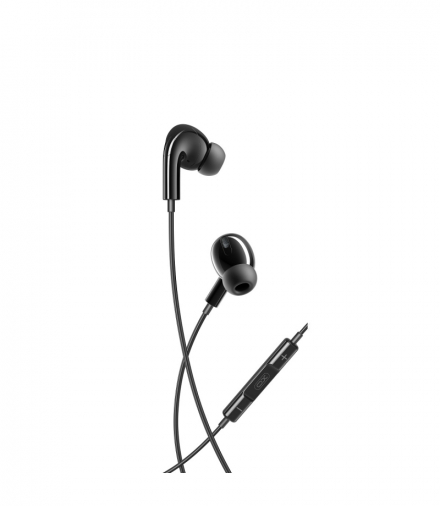 Słuchawki przewodowe EP73 USB-C dokanałowe czarne TFO XO GSM172941