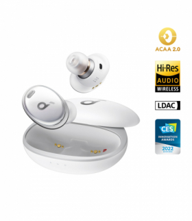 Słuchawki bezprzewodowe Soundcore Liberty 3 Pro Frost białe TFO Anker BRA100278