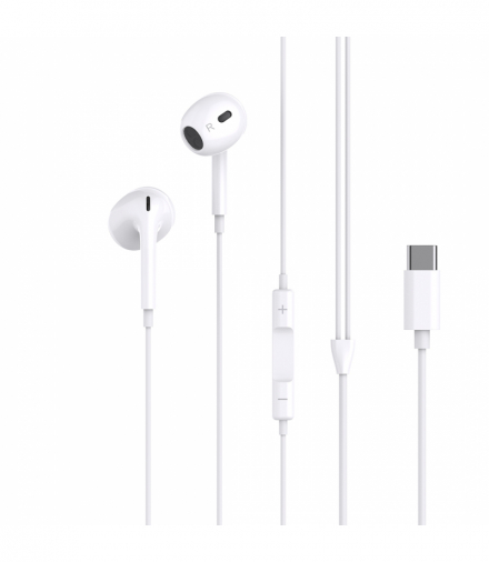 Słuchawki przewodowe EP74 USB-C dokanałowe biała TFO XO GSM175603