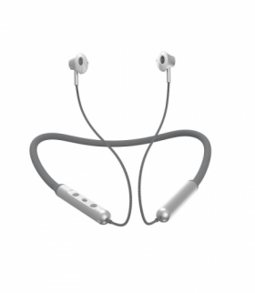 Słuchawki Bluetooth Smart 702-V2 douszne szaro-srebrne TFO Devia BRA013327