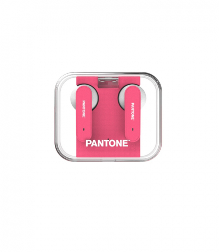 Słuchawki Bluetooth PANTONE TWS PT-TWS011 Pink 184C TFO Pantone GSM177135