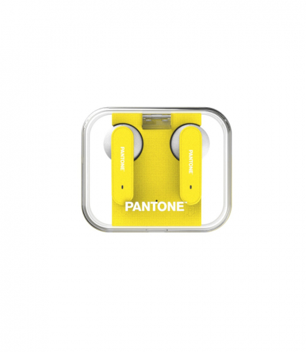 Słuchawki Bluetooth PANTONE TWS PT-TWS011 Yellow 102C TFO Pantone GSM177137