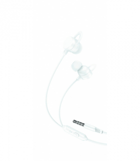 Słuchawki przewodowe EP63 jack 3,5 mm dokanałowe białe TFO XO GSM177805