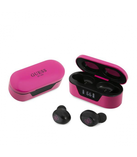 Słuchawki Bluetooth GUTWST31EM TWS + stacja dokująca magenta TFO Guess GSM178297