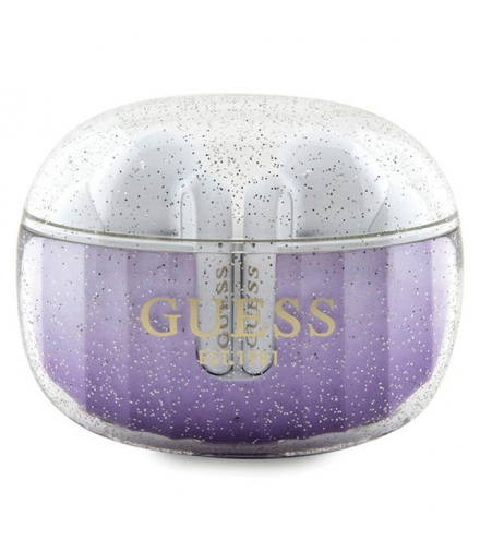 Słuchawki Bluetooth GUTWSHDGKEEU TWS GLITTER GRADIENT fioletowe TFO Guess GSM180654