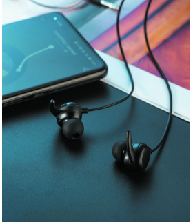 Słuchawki przewodowe EP65 jack 3,5 mm dokanałowe czarne TFO XO GSM177800