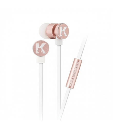 Słuchawki KLEPWIRG różowo-złote 3,5mm TFO Karl Lagerfeld GSM176597