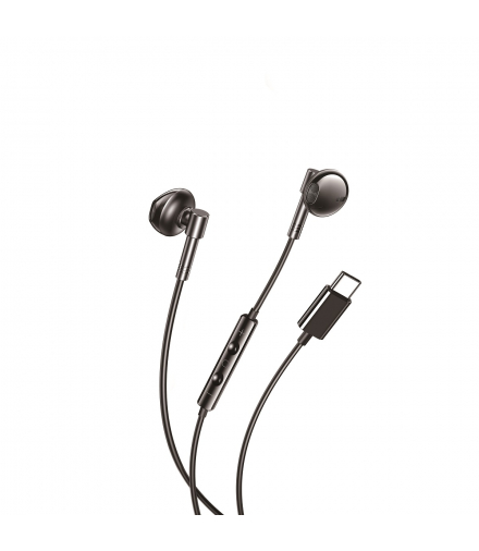 Słuchawki przewodowe EP60 USB-C douszne czarne TFO XO GSM170636