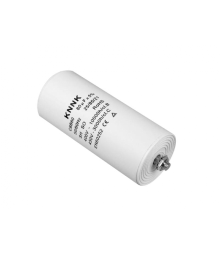 KONDENSATOR SILNIKOWY 80UF/450VAC LXKONN013
