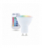 Żarówka LED Forever Light GU10, RGB+Biały, 5W, 250 lm, z pilotem. LXL03567