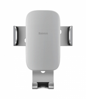 Baseus uchwyt samochodowy Metal Age II srebrny grawitacyjny do kratki Baseus BRA012320