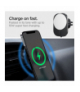Spigen uchwyt samochodowy z ładowarką ITM12W Onetap Pro 3 Magnetic Magsafe Vent Car Mount Wireless Charger black TFO BRA012779