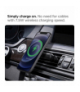 Spigen uchwyt magnetyczny z ładowarką ITS12W Onetap Magnetic Magsafe Vent Car Charger czarny TFO BRA013323