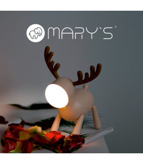 MARY'S LAMPKA LED JELONEK BEŻOWA Bezprzewodowa