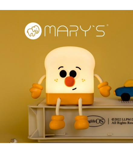 MARY'S LAMPKA LED TOŚCIK Pomrarańczowo Biała Bezprzewodowa