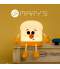 MARY'S LAMPKA LED TOŚCIK Pomrarańczowo Biała Bezprzewodowa