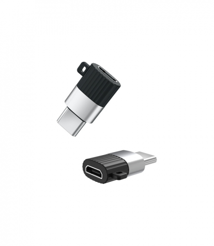 Adapter NB149-A microUSB - USB-C czarny TFO XO GSM102883