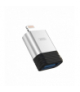 Adapter NB186 USB - Lightning srebrny OTG TFO XO GSM111841