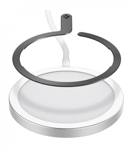Adapter mocowania i ładowania OneTap MagSafe matowy czarny TFO Spigen BRA011611