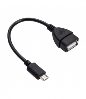 Adapter z kablem AK-AD-09 micro USB B (m) / USB A (f) OTG 15cm TFO Akyga AKKSGZASAKY00052