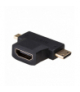 Adapter AK-AD-23 HDMI (f) / mini HDMI (m) / micro HDMI (m) TFO Akyga AKKSGZASAKY00064