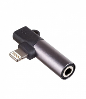 Adapter AK-AD-63 Lightning (m) / Lightning (f) / Jack 3,5 mm TFO Akyga AKKSGZASAKY00093