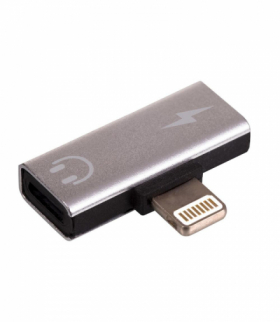 Adapter AK-AD-64 Lightning (m) / Lightning (f) / Lightning (f) TFO Akyga AKKSGZASAKY00094