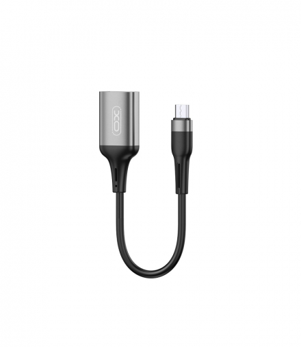 Adapter OTG NB201 USB - microUSB czarny TFO XO GSM170632