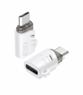 Adapter NB256H USB-C - microUSB biały TFO XO GSM177691