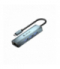 Adapter HUB USB-C 3.1 do 4x USB 3.0 ciemnoszary TFO Devia BRA013511