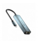 Adapter HUB USB-C 3.1 do 4x USB 3.0 ciemnoszary TFO Devia BRA013511