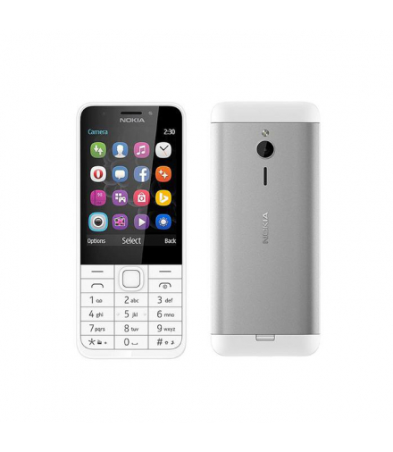 Telefon Nokia 230 DS biało-srebrny Nokia T_0014118