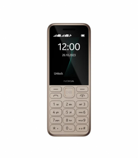 Telefon Nokia 130 2G (2023) Dual Sim złoty TFO TELAOTELNOK00031