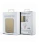 Guess power bank indukcyjny 5W GUPBM3ALGSGD 3000mAh złoty MagSafe Metal Script Logo TFO GSM178293