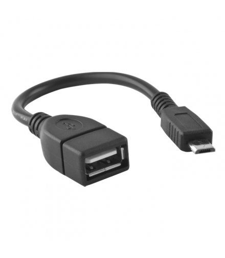 Forever adapter USB - microUSB czarny TFO T_0013115