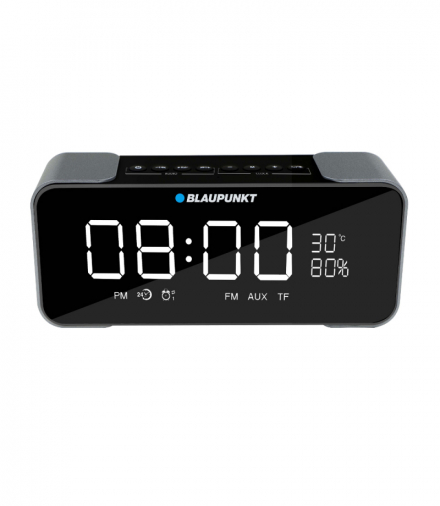 Blaupunkt głośnik Bluetooth BT16CLOCK czarny z radiem i alarmem TFO AKGAOGLOBLA00008