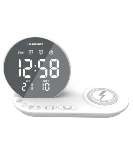 Blaupunkt Radiobudzik FM PLL CR85WH biały TFO RTVAORADBLA00016