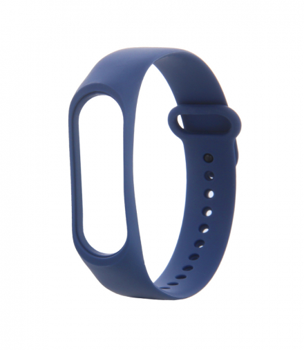 Pasek silikonowy do Xiaomi Mi Band 8 granatowy TFO OEM102471